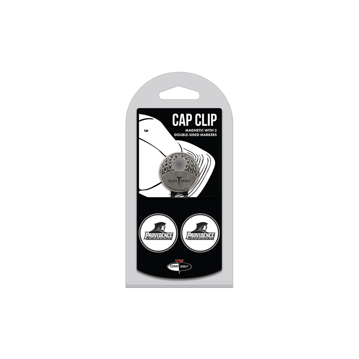 PROVIDENCE COL hat clip with two golf ball markers