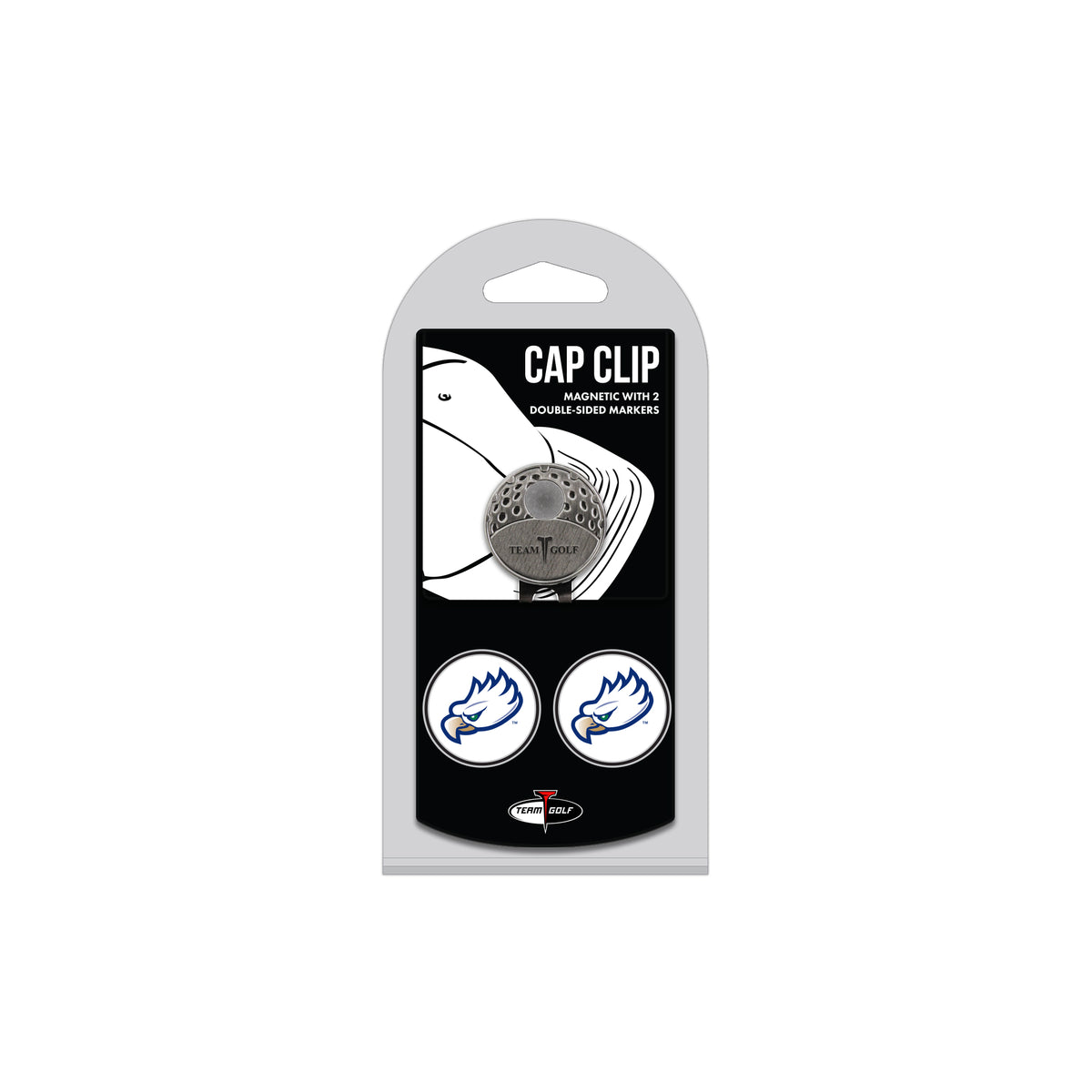 FLORIDA GULF COAST hat clip with two golf ball markers