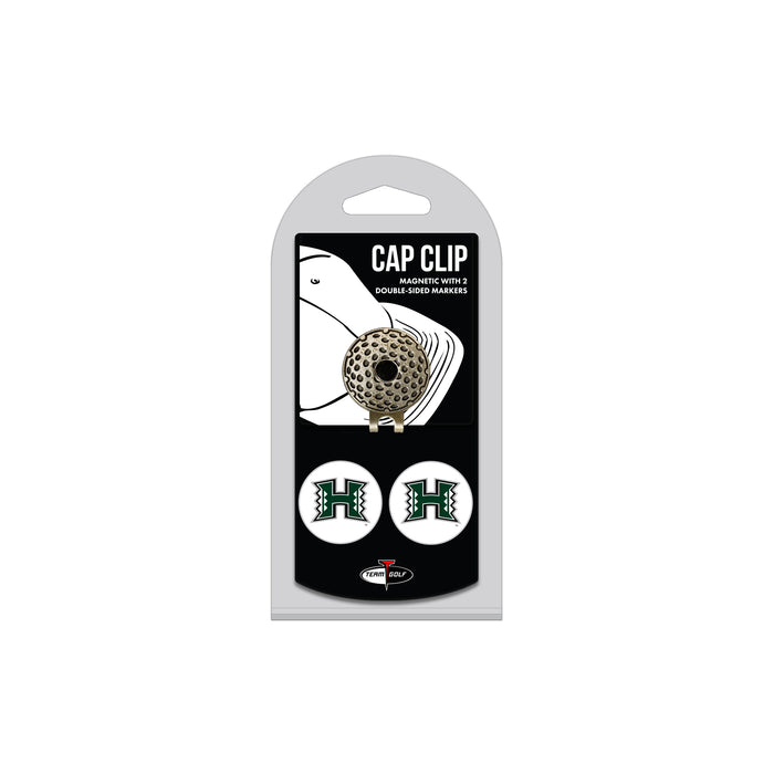 HAWAII hat clip with two golf ball markers