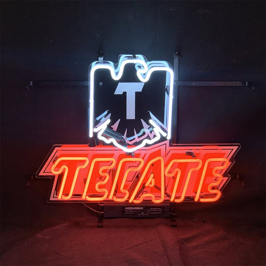 Tecate Lager Beer Neon Light Sign - Club Rehab