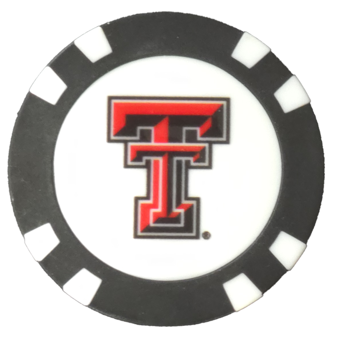 Officially Licensed Texas Tech Red Raiders Poker Chip Ball Marker