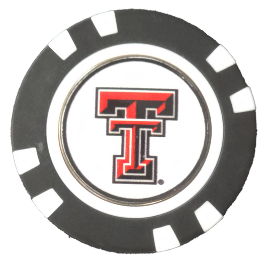 Officially Licensed Texas Tech Red Raiders Poker Chip Ball Marker