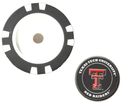 Officially Licensed Texas Tech Red Raiders Poker Chip Ball Marker