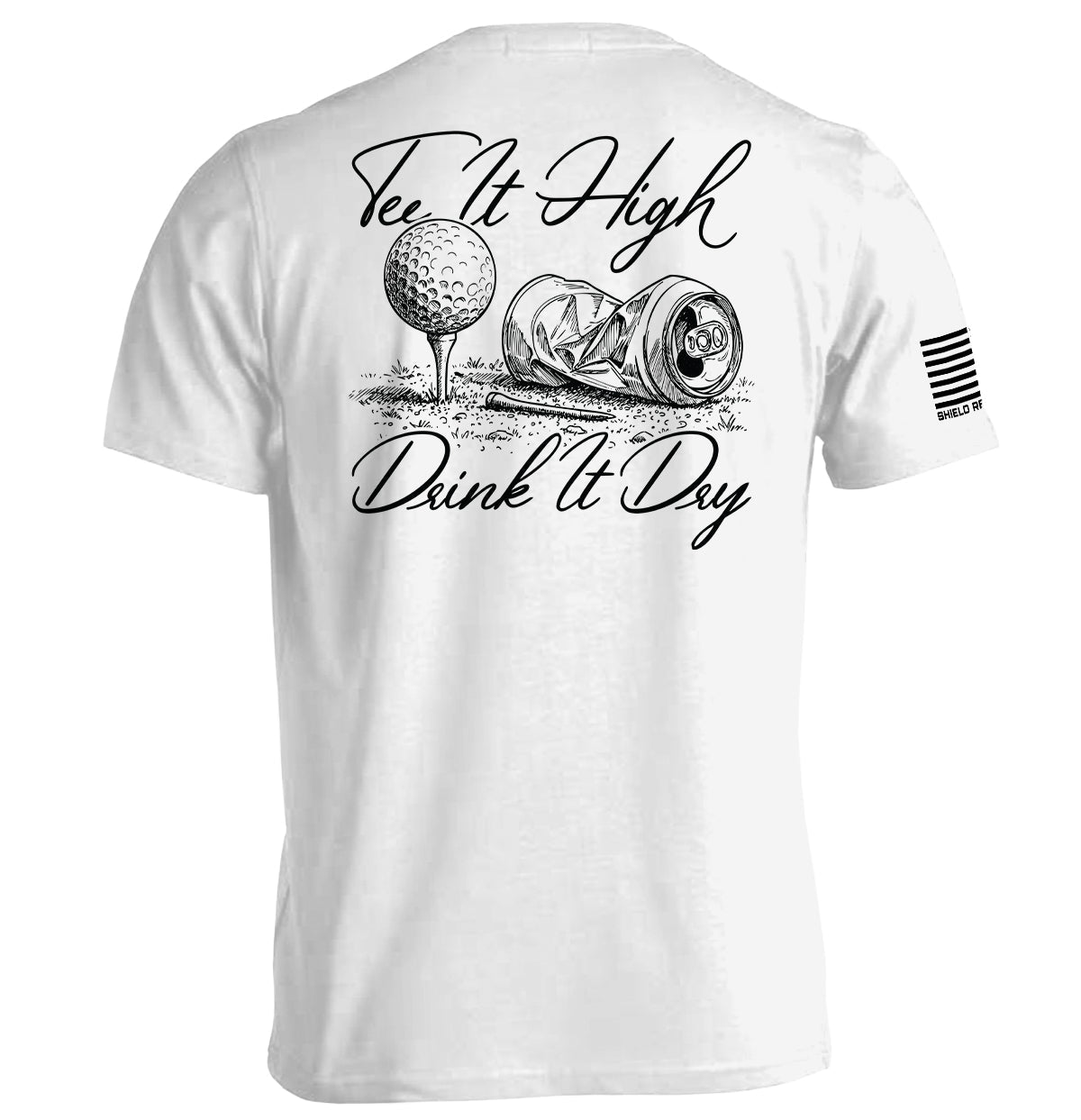 Tee It High Drink It Dry - Tee White - Club Rehab