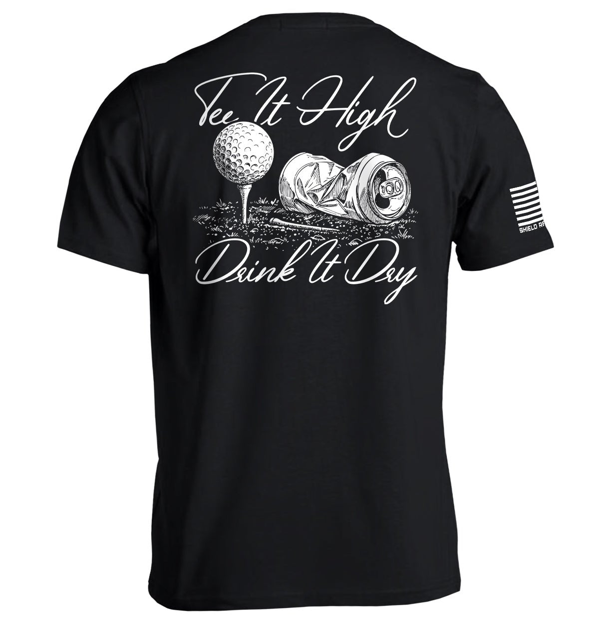 Tee It High Drink It Dry - Tee Black - Club Rehab