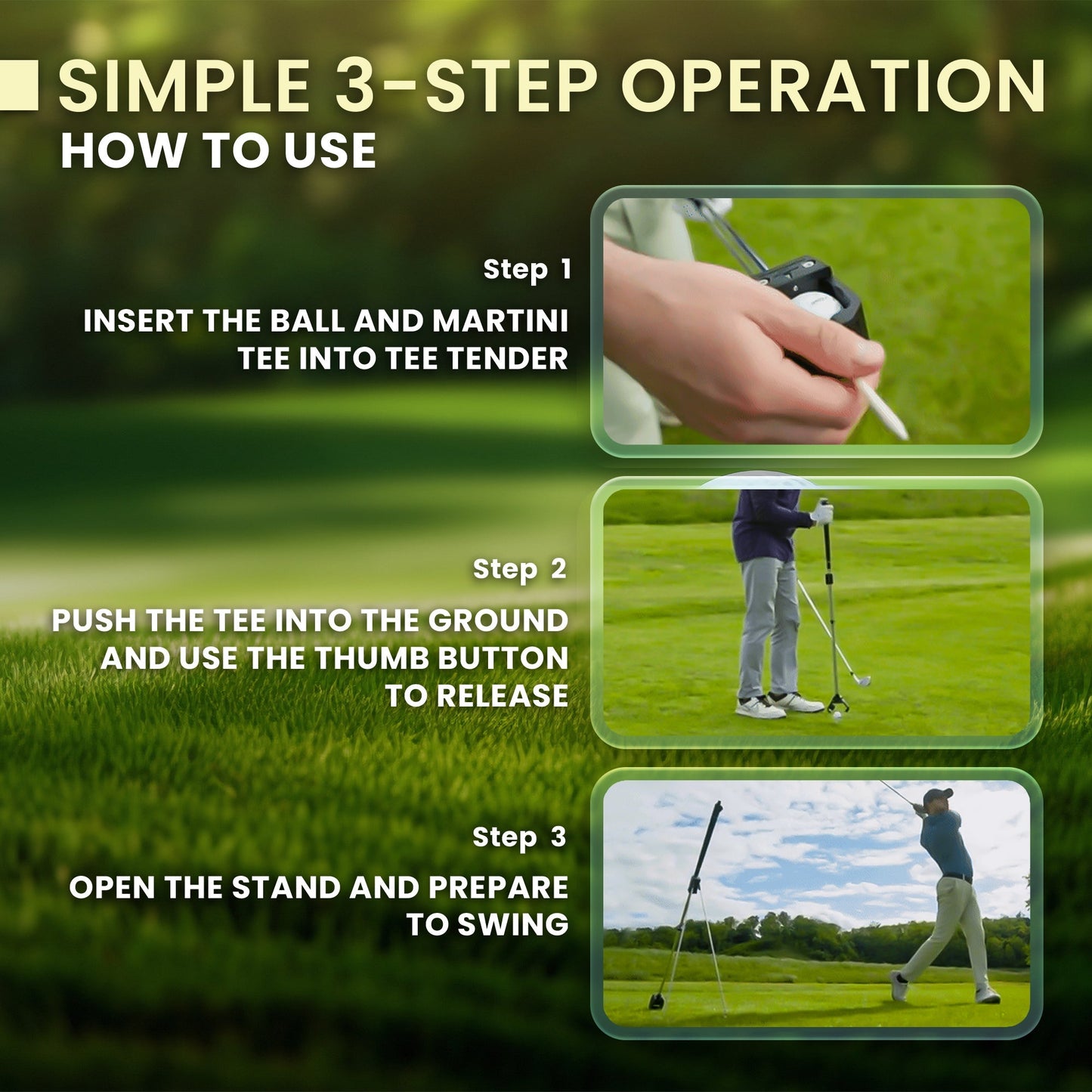 Tee Tender Golf Tee Placement Tool - Club Rehab