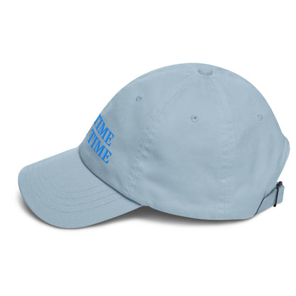 Tee Time Is Me Time Embroidered Hat for Women - Light Blue - Club Rehab