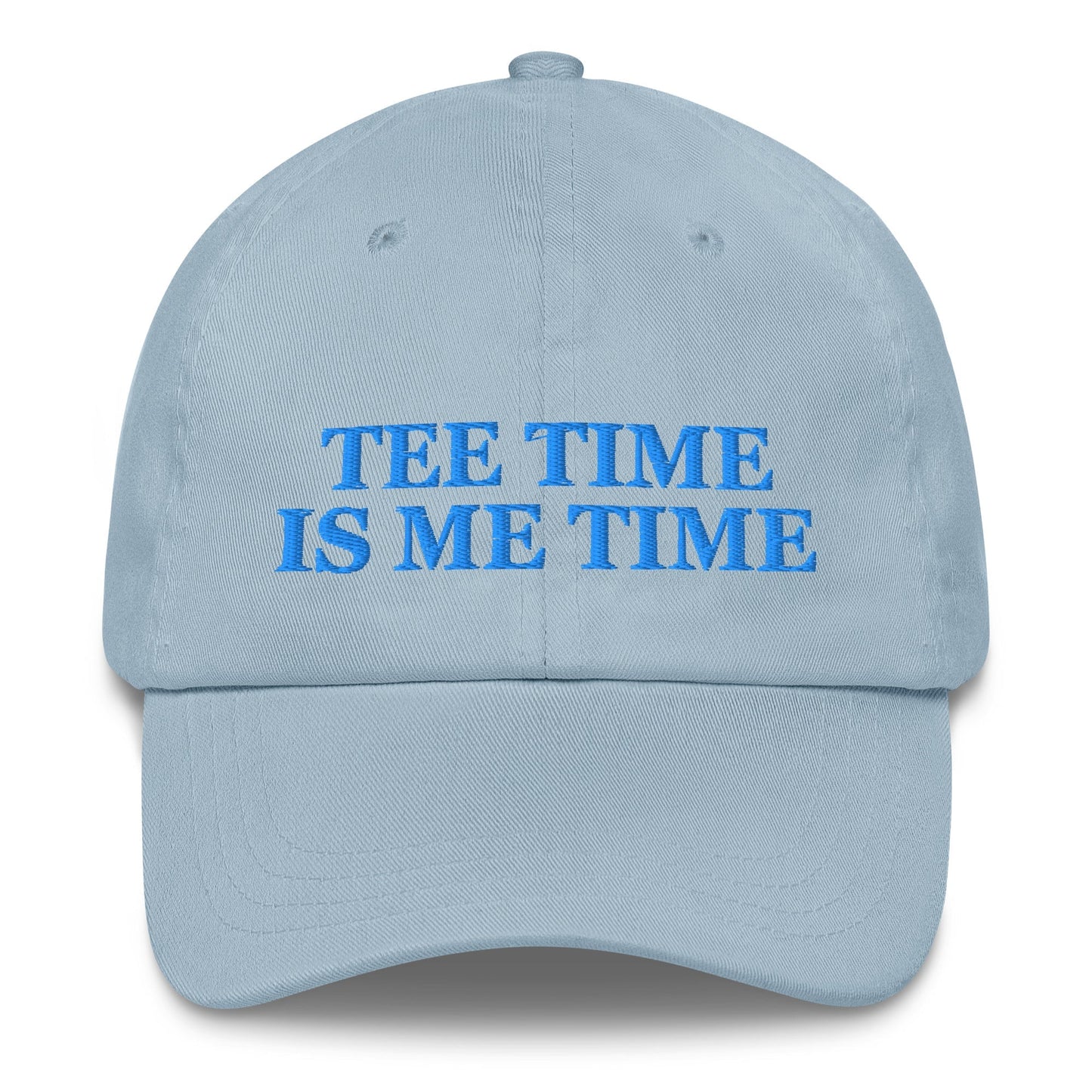 Tee Time Is Me Time Embroidered Hat for Women - Light Blue - Club Rehab