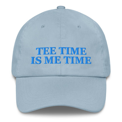 Tee Time Is Me Time Embroidered Hat for Women - Light Blue - Club Rehab