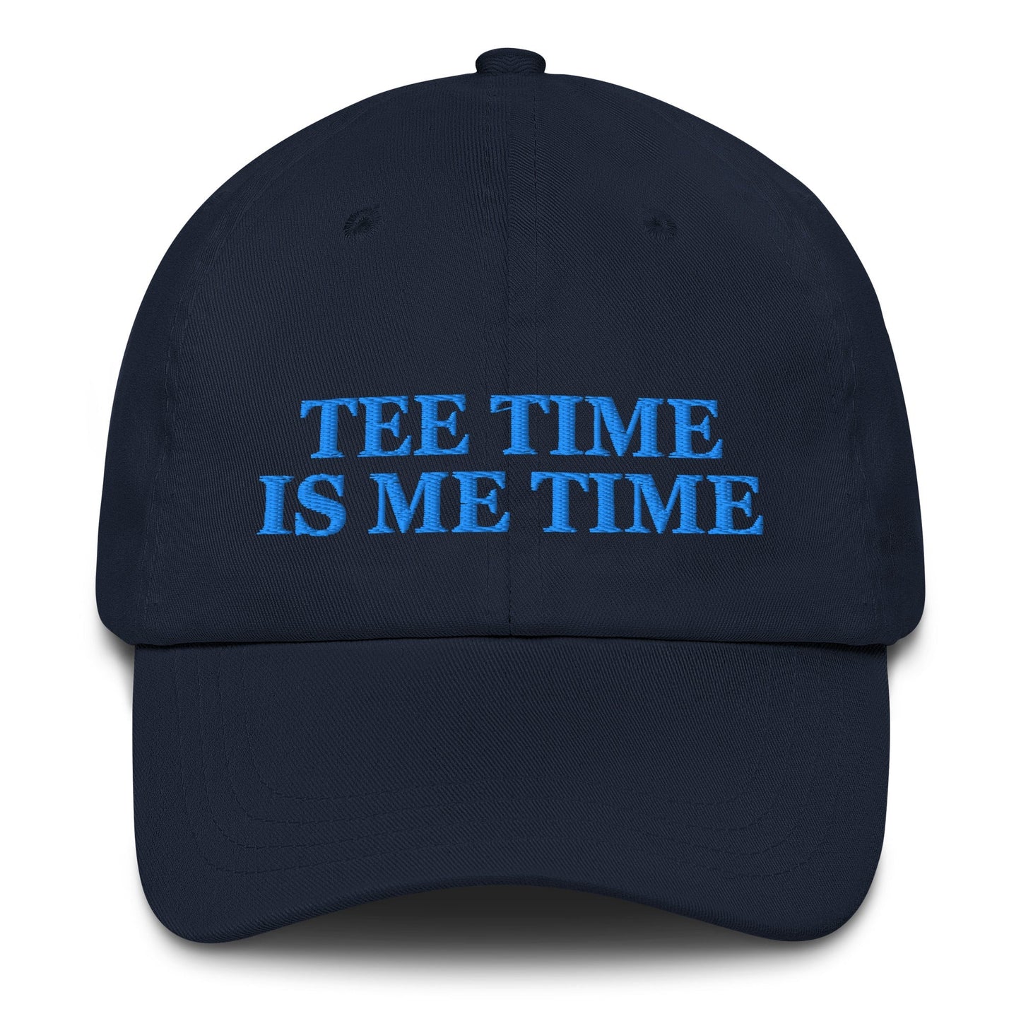 Tee Time Is Me Time Embroidered Hat for Women - Navy - Club Rehab