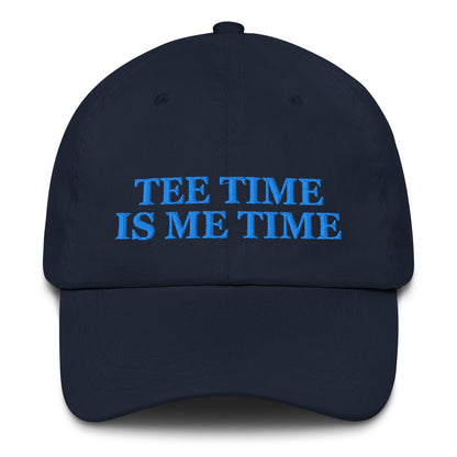Tee Time Is Me Time Embroidered Hat for Women - Navy - Club Rehab