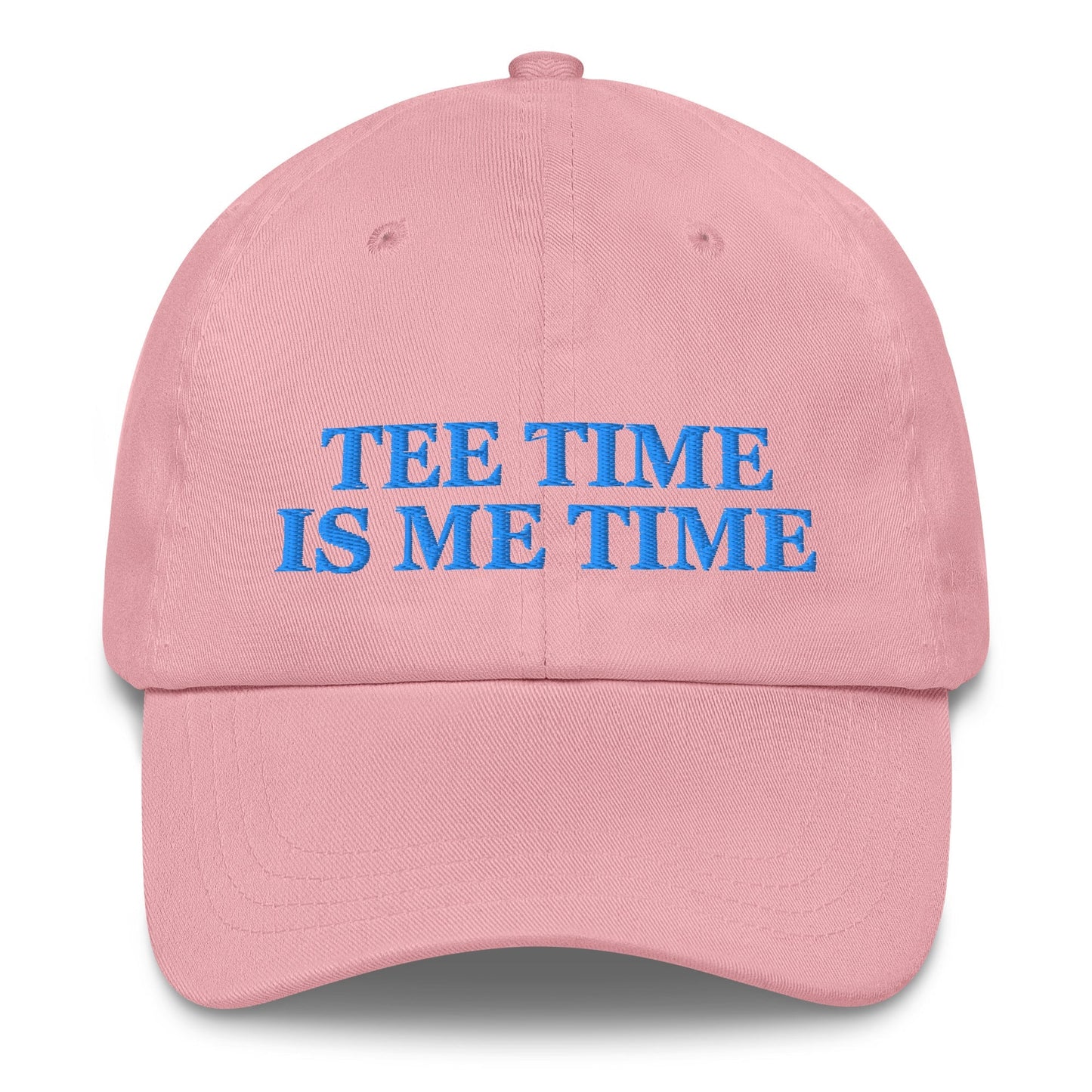 Tee Time Is Me Time Embroidered Hat for Women - Pink - Club Rehab