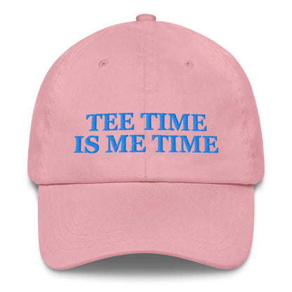 Tee Time Is Me Time Embroidered Hat for Women - Pink - Club Rehab