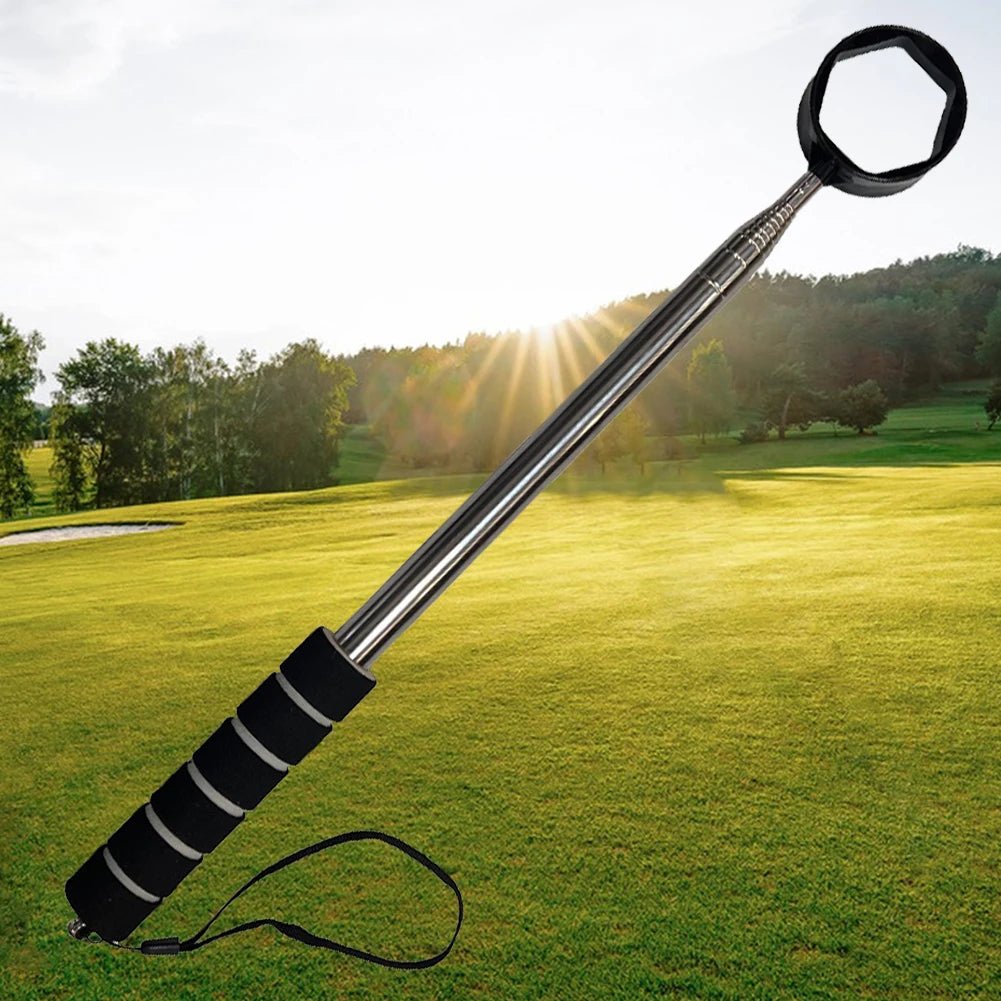 Telescopic Golf Ball Pickup Retriever - Black - Club Rehab