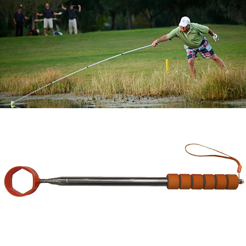 Telescopic Golf Ball Pickup Retriever - Black - Club Rehab