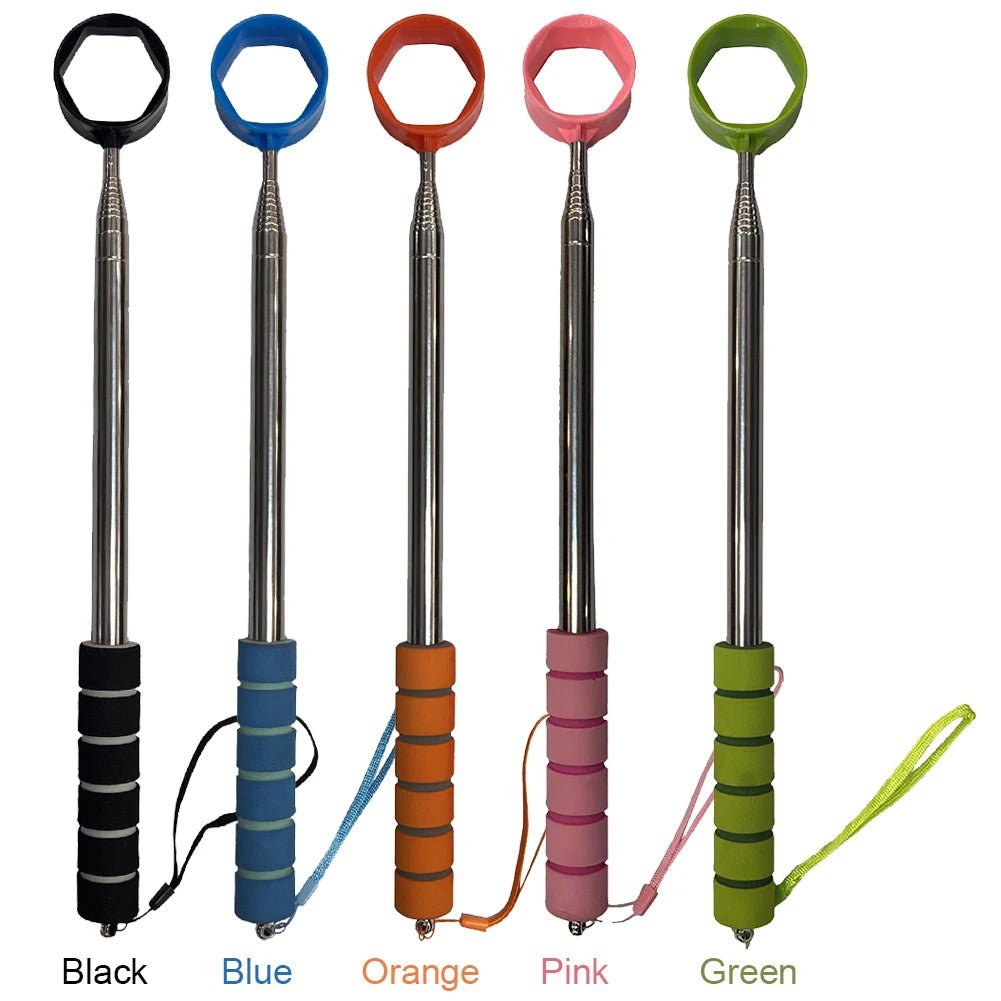 Telescopic Golf Ball Pickup Retriever - Black - Club Rehab