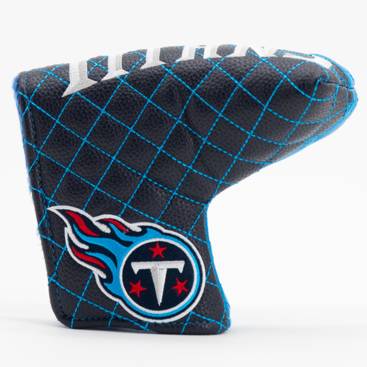 Tennessee Titans Split Blade Putter quilted headcover, front view