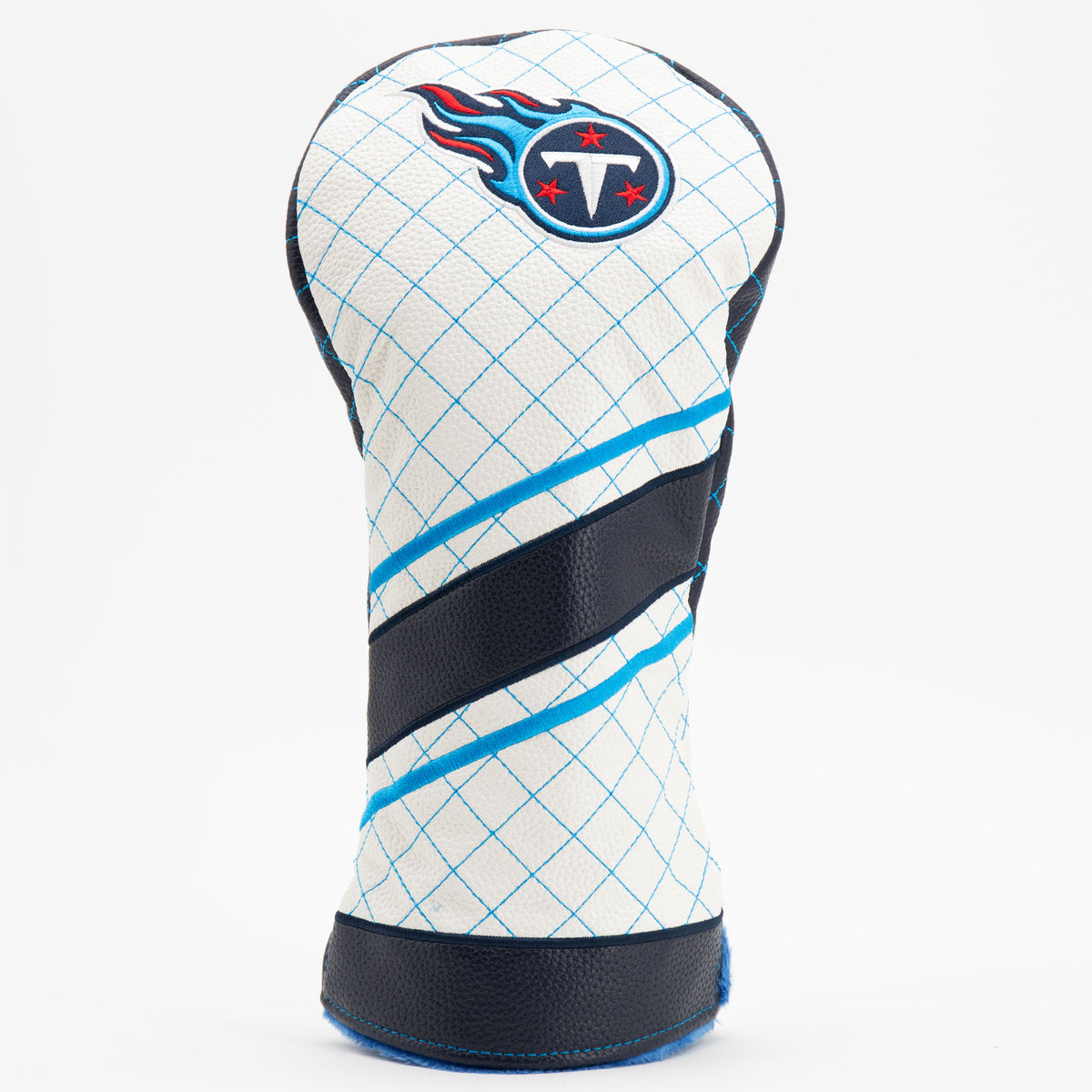 Tennessee Titans Striped Driver quilted headcover, front view