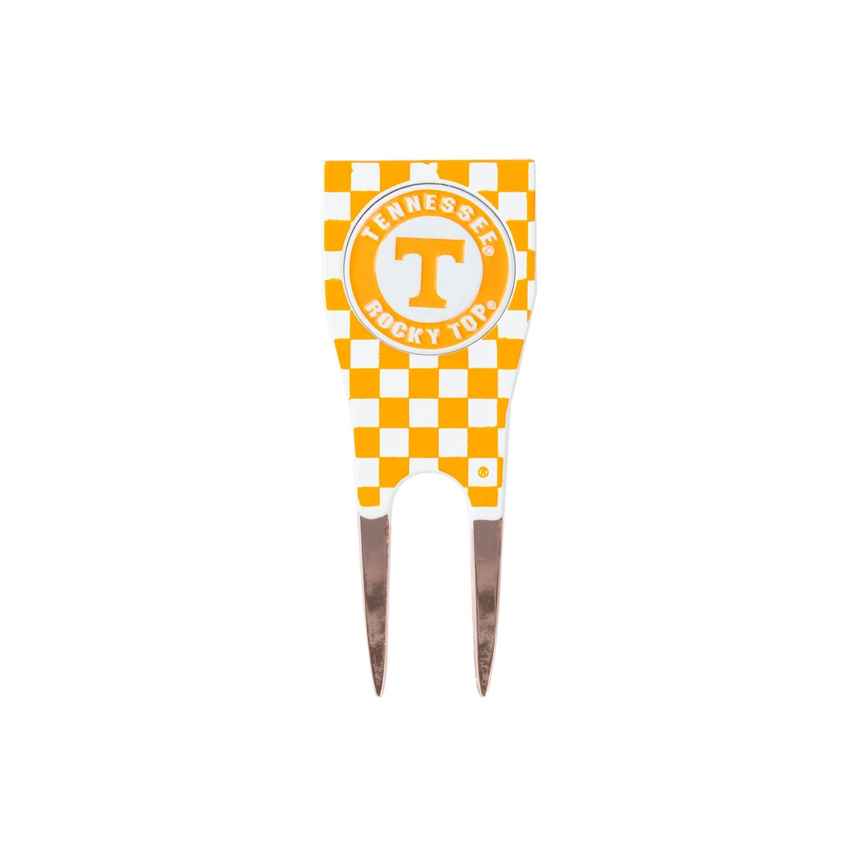 Tennessee Volunteers divot tool: reverse · round marker