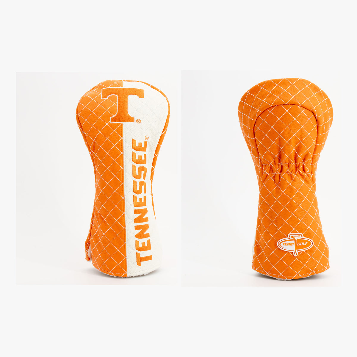 Tennessee Volunteers Split Quilted Driver Headcover, front and back views