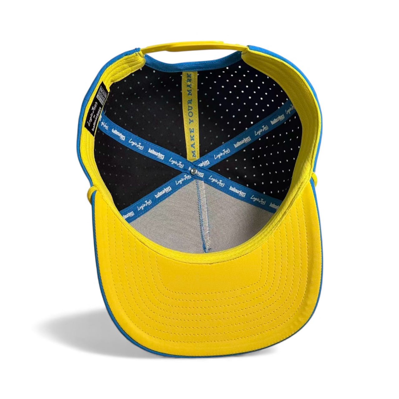 Tequila and Lime Golf Hat | Snapback Cap | Built-in Magnetic Ball Marker Holder + Marker Included | Adjustable | Shot Glass - Club Rehab