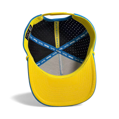 Tequila and Lime Golf Hat | Snapback Cap | Built-in Magnetic Ball Marker Holder + Marker Included | Adjustable | Shot Glass - Club Rehab