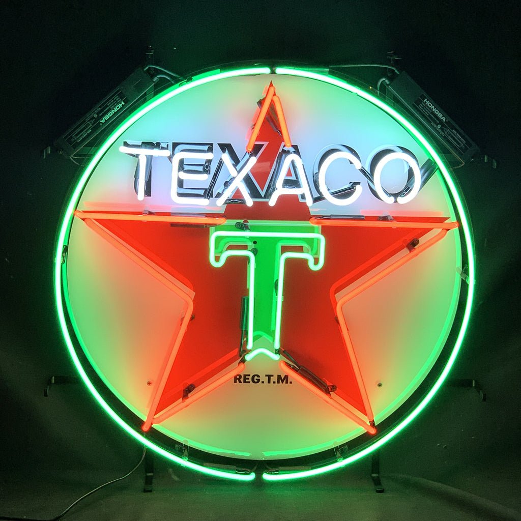 Texaco Gasoline Neon Signs Light - Club Rehab