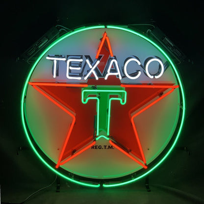 Texaco Gasoline Neon Signs Light - Club Rehab