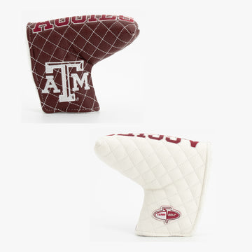 Texas A&M Aggies Split Quilted Blade Putter Cover