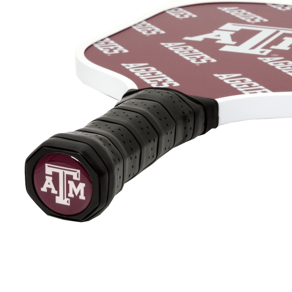 Texas A&M Aggies Pickleball Paddle | Carbon Fiber Face | 12mm Core - Club Rehab