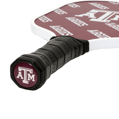 Texas A&M Aggies Pickleball Paddle | Carbon Fiber Face | 12mm Core - Club Rehab