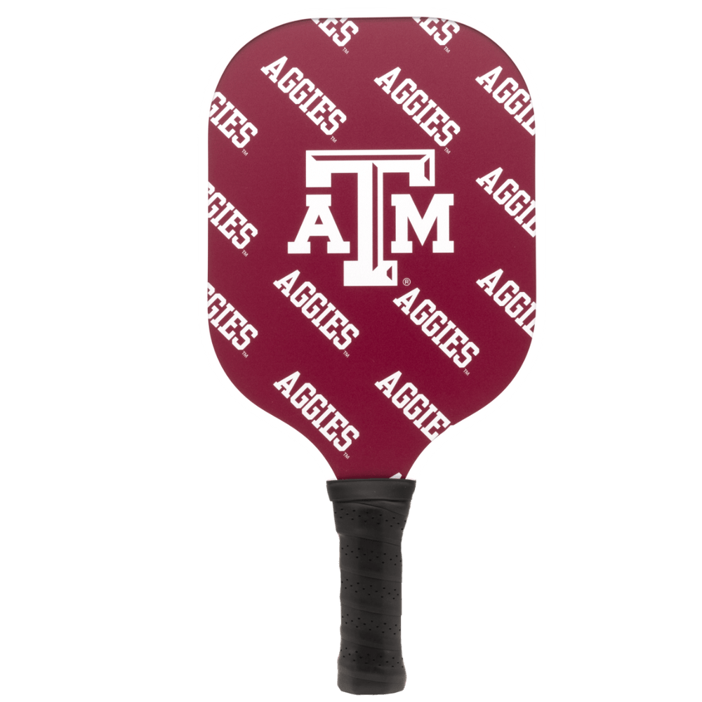 Texas A&M Aggies Pickleball Paddle | Carbon Fiber Face | 12mm Core - Club Rehab