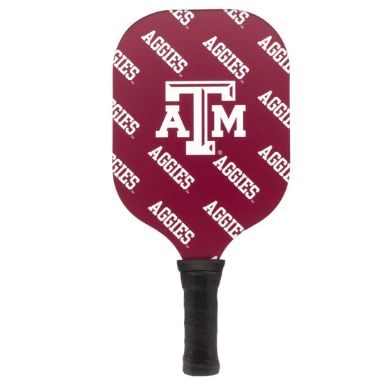 Texas A&M Aggies Pickleball Paddle | Carbon Fiber Face | 12mm Core - Club Rehab