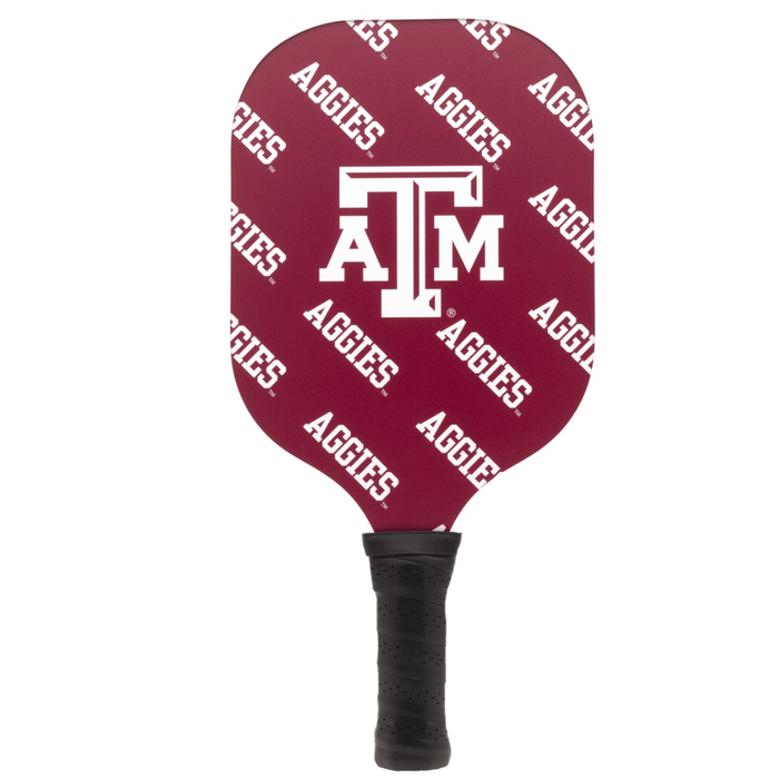 Texas A&M Aggies Pickleball Paddle | Carbon Fiber Face | 12mm Core - Club Rehab