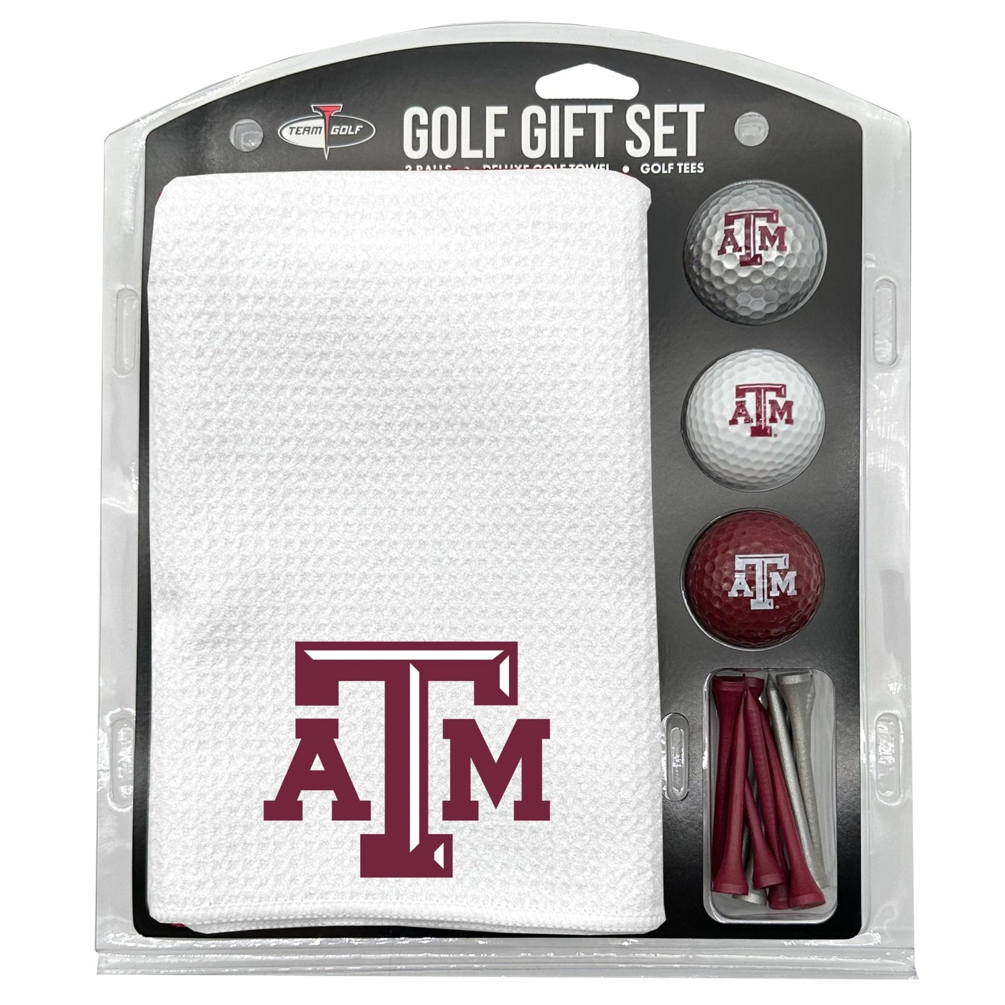 Texas A&M Aggies White Microfiber Towel Golf Gift Set - Club Rehab