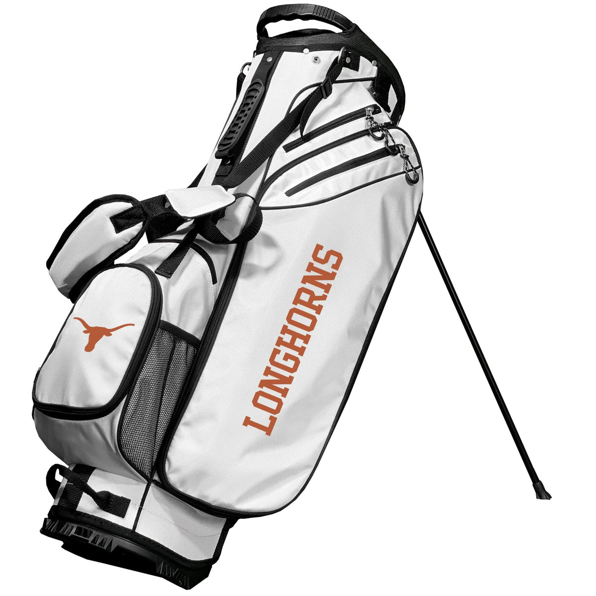 Texas Longhorns Birdie stand golf bag, White color