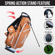 Texas Longhorns Fairway Stand Bag - Image 5 - Club Rehab
