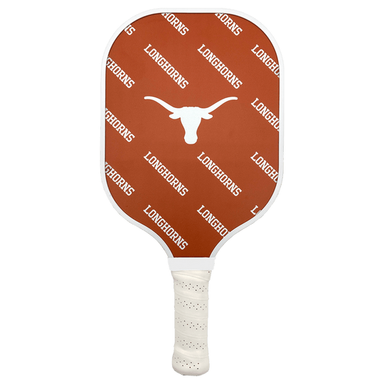 Texas Longhorns Pickleball Paddle | Carbon Fiber Face | 12mm Core - Club Rehab