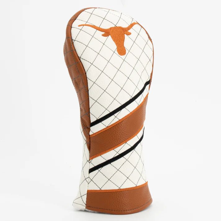 Texas Longhorns Quilted Headcovers – Hook ’Em Collection - Fairway Stripe - Club Rehab