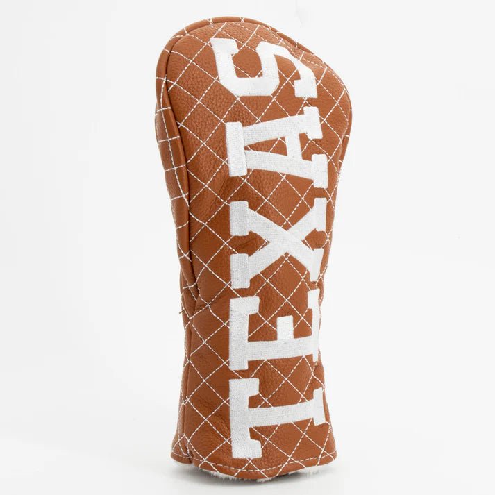Texas Longhorns Quilted Headcovers – Hook ’Em Collection - Driver Solid - Club Rehab