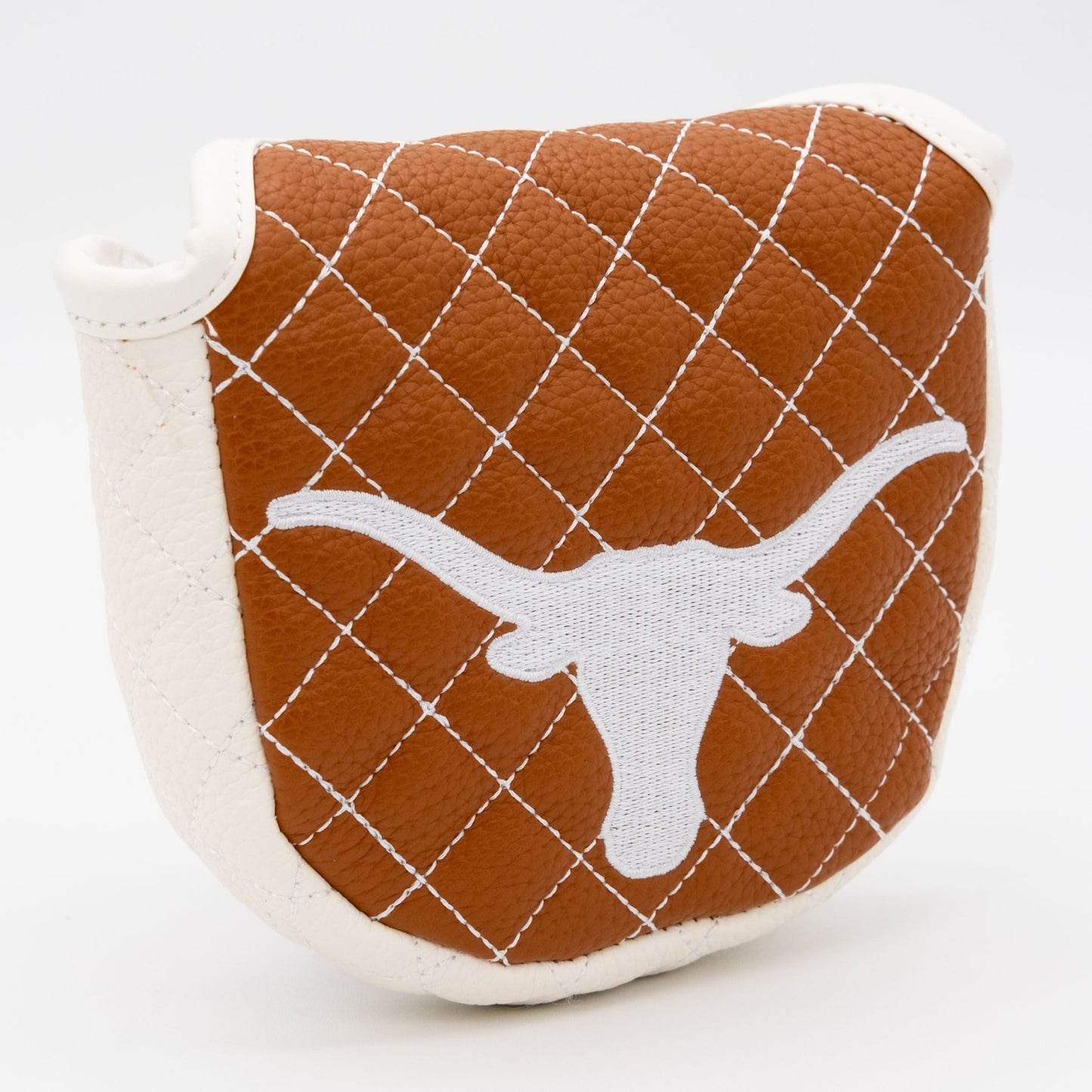 Texas Longhorns Quilted Headcovers – Hook ’Em Collection - Mallet Putter Solid - Club Rehab