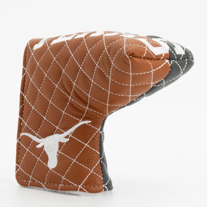 Texas Longhorns Quilted Headcovers – Hook ’Em Collection - Blade Putter Split - Club Rehab