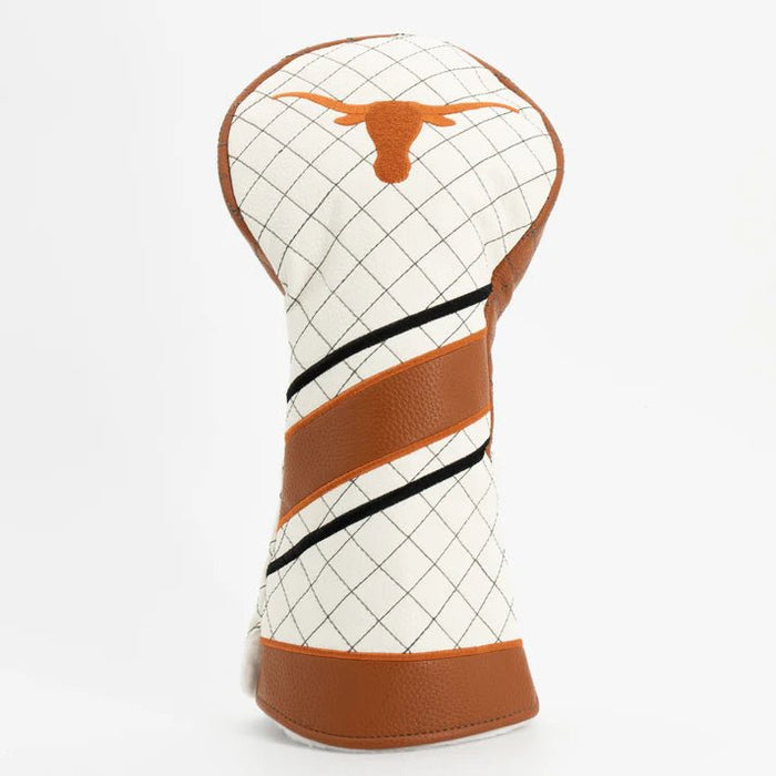 Texas Longhorns Quilted Headcovers – Hook ’Em Collection - Driver Stripe - Club Rehab