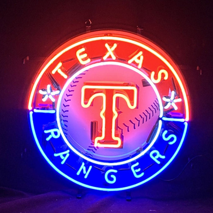 Texas Rangers Neon Signs Light - Club Rehab