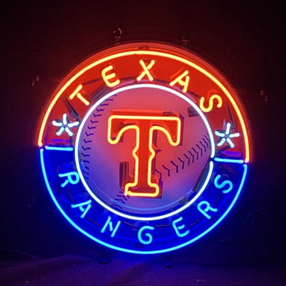 Texas Rangers Neon Signs Light - Club Rehab