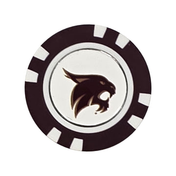 Texas State Bobcats Poker-Chip-Ballmarker