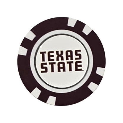 Texas State Bobcats Golf Chip Ball Marker