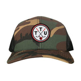 Camo Curved Mesh Snapback