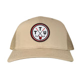 Khaki Curved Mesh Snapback