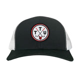 Black / White Curved Mesh Snapback